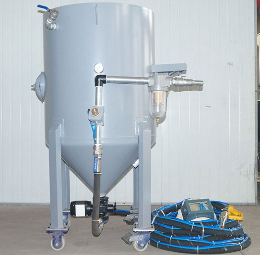 600-1水喷砂罐解决方案